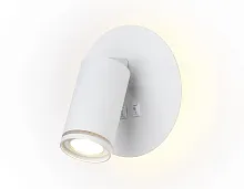 Бра с выключателем LED FW2462 Ambrella light белый 1 лампа, основание белое в стиле хай-тек современный 