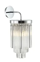 Бра Style rain 2147/09/01W Stilfort прозрачный 1 лампа, основание хром в стиле современный 