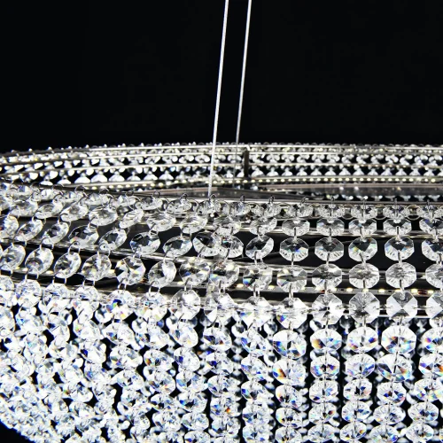 Люстра подвесная / потолочная LED Rimini S508.0.60.A.3000 Arte Perfetto Luce прозрачная на 1 лампа, основание никель в стиле классический  фото 3