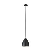 Светильник подвесной Mareperla 39487 Eglo чёрный 1 лампа, основание чёрное в стиле современный 