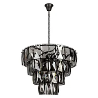 Люстра подвесная Контемпорари / Contemporary 10561/660 Smoke LOFT IT дымчатая на 7 ламп, основание серое в стиле современный Люстра подвесная Контемпорари / Contemporary 10561/660 Smoke LOFT IT дымчатая на 7 ламп, основание серое в стиле современный