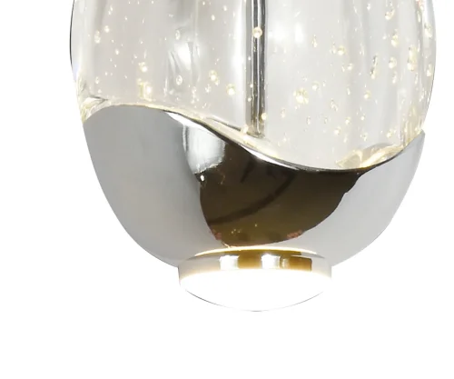 Светильник подвесной LED Берти 07866-1A,02 Kink Light прозрачный 1 лампа, основание хром в стиле современный  фото 2