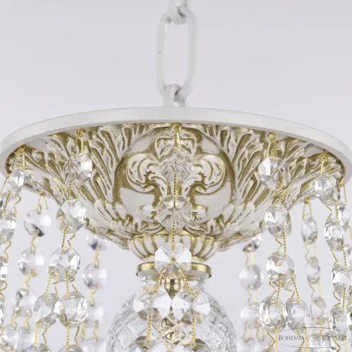 Люстра подвесная AL16302/12/300 WMG Bohemia Ivele Crystal без плафона на 12 ламп, основание белое патина золотое в стиле классический sp фото 5