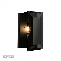 Бра Panorama 10090/1W BK iLamp чёрный 1 лампа, основание чёрное в стиле современный американский 