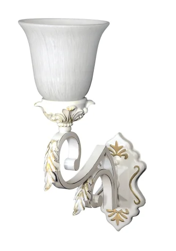 Бра Penna E 2.1.1.500 C Dio D'Arte белый на 1 лампа, основание бежевое в стиле классический 