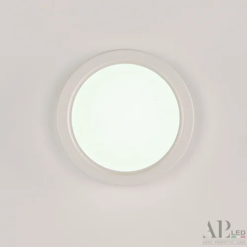 Светильник накладной LED Ingrid 3322.LDY6004M/6W/6K Arte Perfetto Luce белый 1 лампа, основание белое в стиле современный круглый фото 4