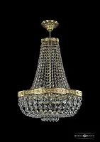 Светильник потолочный 19273/H2/35IV G Bohemia Ivele Crystal прозрачный 2 лампы, основание золотое в стиле классический sp