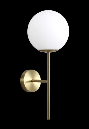 Бра FELIZ AP1 BRONZE/WHITE Crystal Lux белый на 1 лампа, основание бронзовое в стиле современный  фото 3