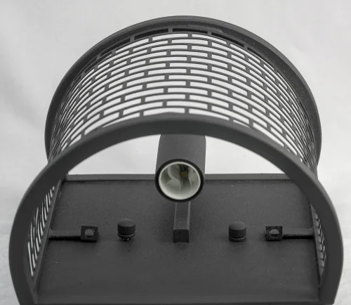 Бра Levittown LSP-9171V Lussole чёрный белый на 1 лампа, основание чёрное в стиле современный  фото 4