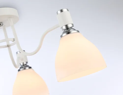 Светильник потолочный TR303302 Ambrella light белый 3 лампы, основание белое в стиле современный классический  фото 6