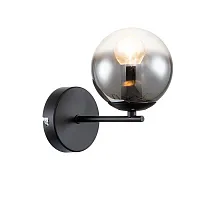 Бра Balance 1119/1A Black Escada чёрный серый 1 лампа, основание чёрное в стиле современный 