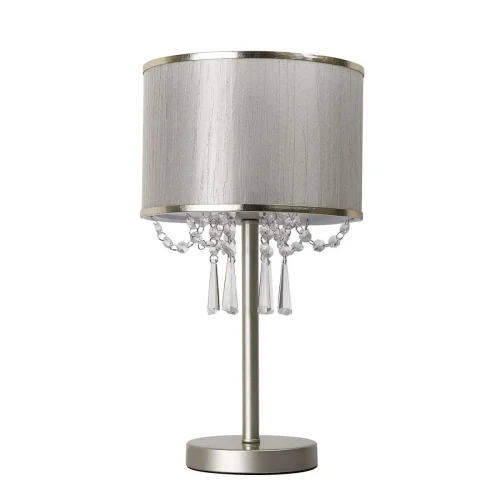 Настольная лампа Elfo 3043-1T F-promo белая 1 лампа, основание серебряное металл в стиле арт-деко  фото 2