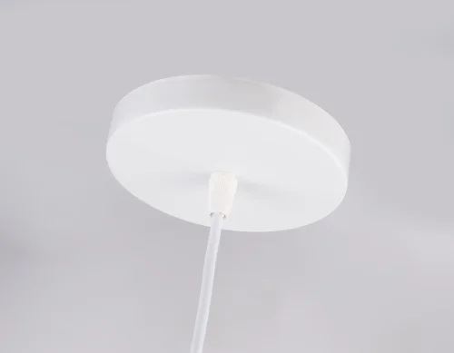 Светильник подвесной TR8441 Ambrella light белый 1 лампа, основание белое в стиле восточный кантри прованс  фото 6