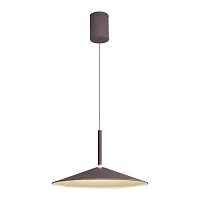 Светильник подвесной LED Calice 7892 Mantra коричневый 1 лампа, основание коричневое в стиле хай-тек современный 