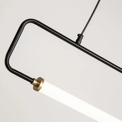 Светильник подвесной LED Inspire 4100-1P Favourite белый 1 лампа, основание чёрное в стиле современный  фото 6
