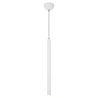Светильник подвесной LED Cornville LSP-8110 Lussole белый 1 лампа, основание белое в стиле современный трубочки