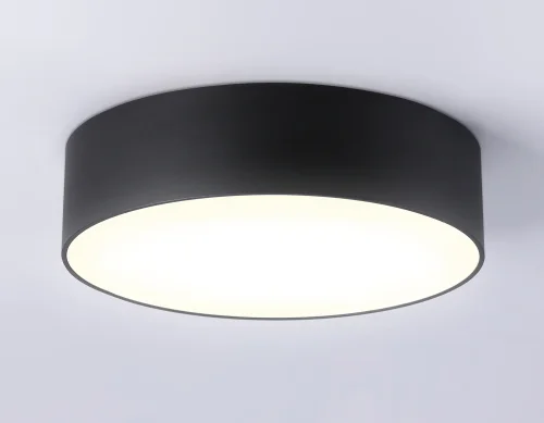 Светильник накладной LED Air Alum FV5517 Ambrella light чёрный 1 лампа, основание чёрное в стиле современный хай-тек  фото 3