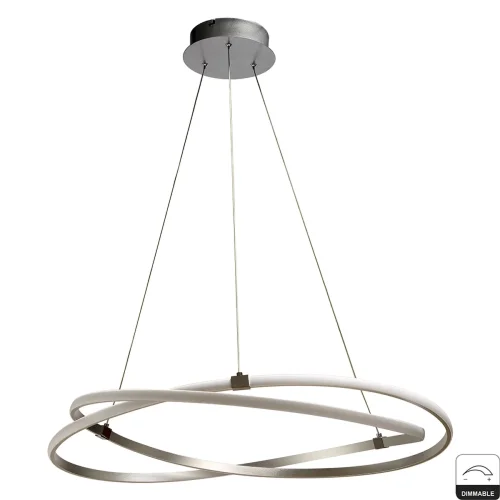 Светильник подвесной LED INFINITY 5725 Mantra серебряный 1 лампа, основание хром в стиле хай-тек  фото 6