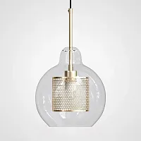 Светильник подвесной Catch 101418-26 ImperiumLoft прозрачный 1 лампа, основание бронзовое в стиле современный 