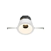 Светильник точечный LED Wise DL057-10W3K-W Maytoni белый 1 лампа, основание белое в стиле современный хай-тек 