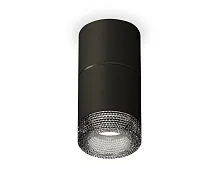 Светильник накладной Techno spot XS7402162 Ambrella light чёрный 1 лампа, основание чёрное в стиле хай-тек современный круглый