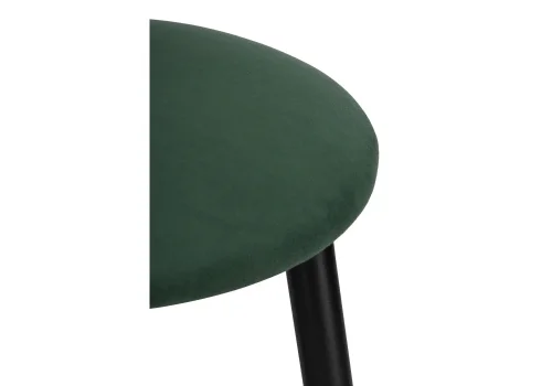 Полубарный стул Гангток крутящийся изумруд / черный матовый 578585 Woodville, зелёный/велюр, ножки/металл/чёрный, размеры - ***** фото 6