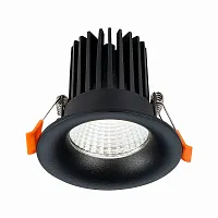 Светильник точечный LED St703 ST703.438.10 ST-Luce чёрный 1 лампа, основание чёрное в стиле современный хай-тек 