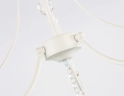 Люстра подвесная TR4915 Ambrella light без плафона на 3 лампы, основание белое в стиле кантри прованс  фото 6