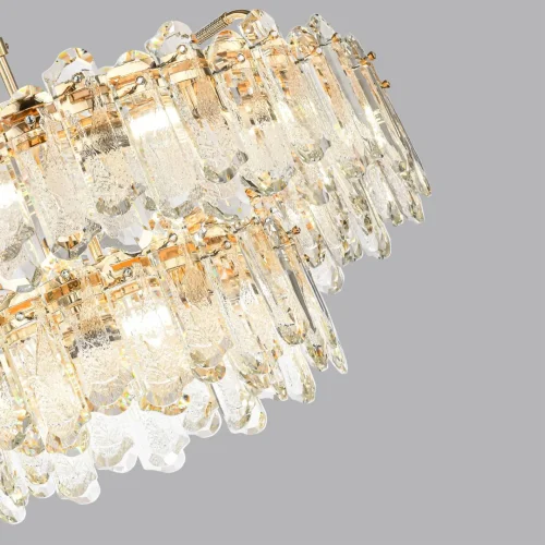 Люстра подвесная Bullon 5069/22 Odeon Light прозрачная на 22 лампы, основание золотое в стиле современный  фото 4