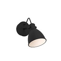 Бра San Peri 1 900428 Eglo чёрный 1 лампа, основание чёрное в стиле современный лофт 