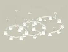 Светильник подвесной XR92212260 Ambrella light белый 22 лампы, основание белое в стиле хай-тек современный 