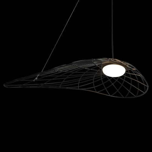 Светильник подвесной LED Tressage 10127/590 Black LOFT IT чёрный 1 лампа, основание чёрное в стиле современный  фото 6