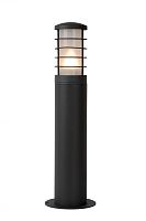 Парковый светильник Solid 14871/50/30 Lucide уличный IP54 чёрный 1 лампа, плафон белый в стиле современный E27