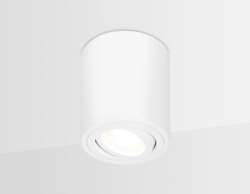 Светильник накладной TN225 Ambrella light белый 1 лампа, основание белое в стиле современный круглый фото 3