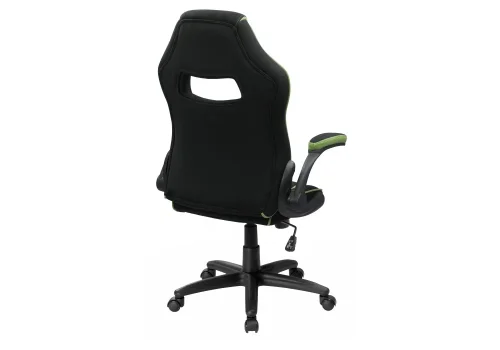 Кресло игровое Plast 1 green / black 11913 Woodville, зелёный/ткань, ножки/пластик/чёрный, размеры - *1270***670*600 фото 4