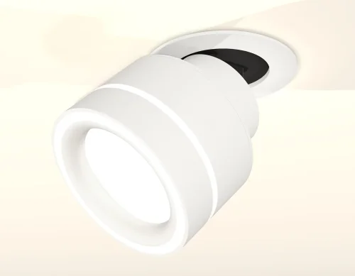 Светильник точечный XM8101523 Ambrella light белый 1 лампа, основание белое в стиле хай-тек  фото 3
