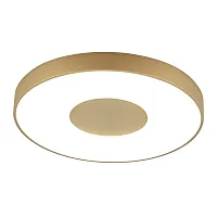 Светильник потолочный LED с пультом Coin 8037 Mantra золотой белый 1 лампа, основание золотое в стиле современный хай-тек с пультом