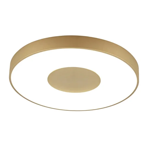 Светильник потолочный LED с пультом Coin 8037 Mantra золотой белый 1 лампа, основание золотое в стиле современный хай-тек с пультом