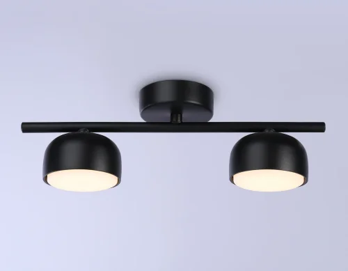 Спот с 2 лампами TN71024 Ambrella light чёрный GX53 в стиле современный хай-тек  фото 3
