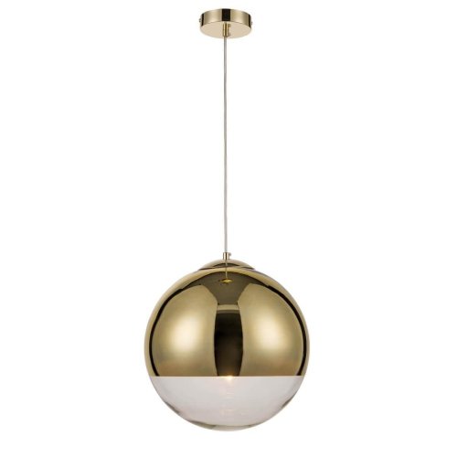 Светильник подвесной Terra VL2151P11 Vele Luce прозрачный золотой 1 лампа, основание золотое в стиле современный шар