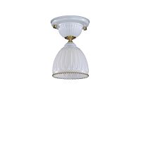 Светильник потолочный PL 9601/1 Reccagni Angelo белый 1 лампа, основание белое в стиле классический 