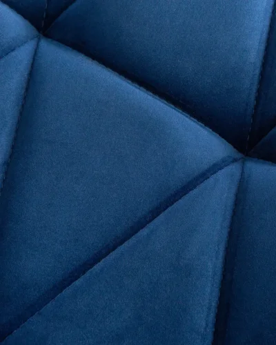 Стул барный 5022-LM BARNY, цвет сиденья синий велюр (MJ9-117), цвет основания хромированная сталь Dobrin, синий/велюр, ножки/металл/хром, размеры - 890*1100***460*540 фото 9