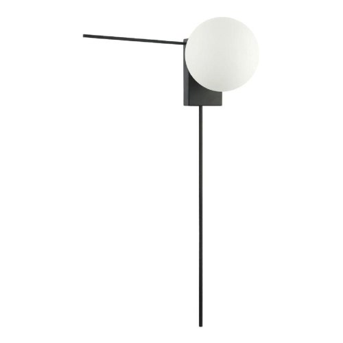 Бра Glare 2824-1W Favourite белый на 1 лампа, основание чёрное в стиле современный 
