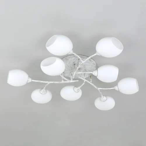 Люстра потолочная Флорида CL148190 Citilux белая на 9 ламп, основание белое в стиле современный  фото 5