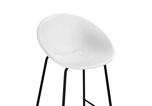 Полубарный стул Zeta white / black 15701 Woodville, /, ножки/металл/чёрный, размеры - ****500*510 фото 5