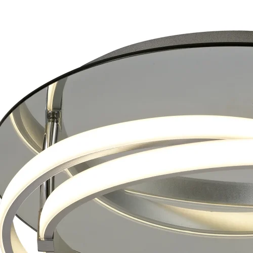 Светильник потолочный LED INFINITY 5727 Mantra серебряный 1 лампа, основание хром в стиле хай-тек кольца фото 5