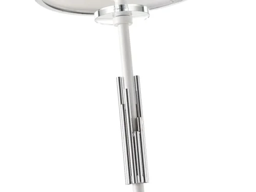 Настольная лампа Premium line 10156/T Escada белая 1 лампа, основание хром металл в стиле американский  фото 3