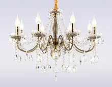 Люстра подвесная TR4950 Ambrella light без плафона на 8 ламп, основание бронзовое в стиле классический Люстра подвесная TR4950 Ambrella light без плафона на 8 ламп, основание бронзовое в стиле классический