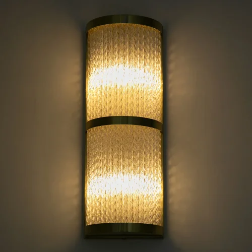 Бра Albali A1063AP-2AB Arte Lamp прозрачный на 2 лампы, основание античное бронза в стиле современный американский  фото 2