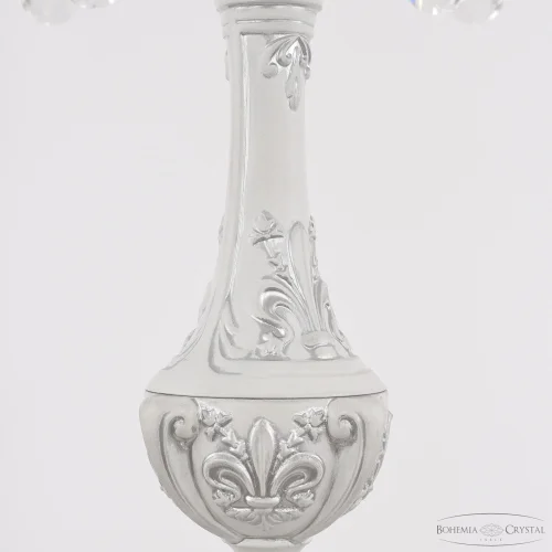 Торшер AL79101T/8/175 A WMN Bohemia Ivele Crystal sp без плафона 8 ламп, основание патина никель белое в стиле классический
 фото 6
